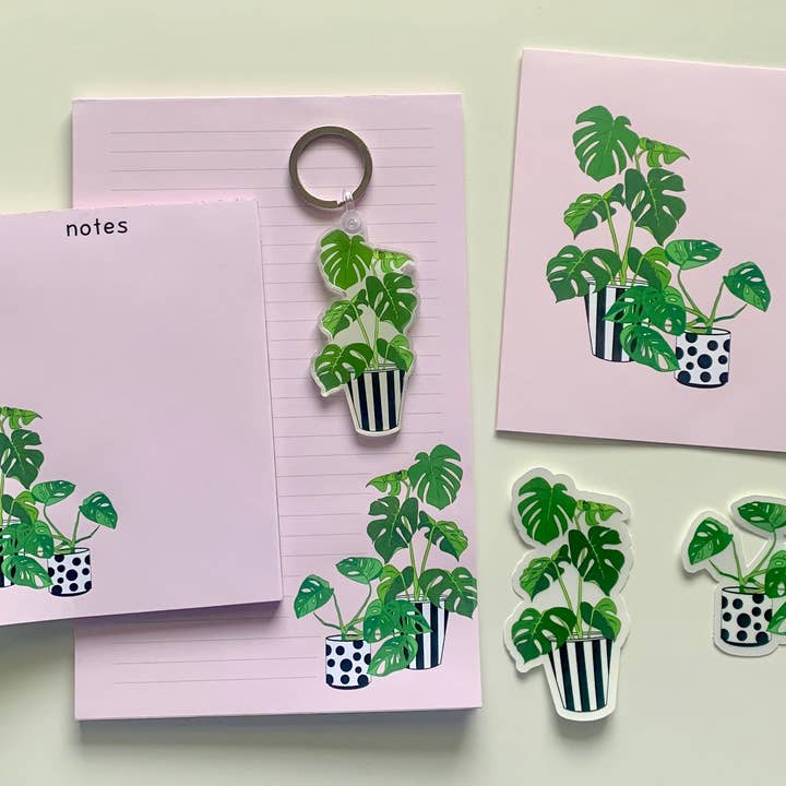 AMW the studio - Wholesale Planner - Monstera Weekly Planner 8.5"x11" Notepad5