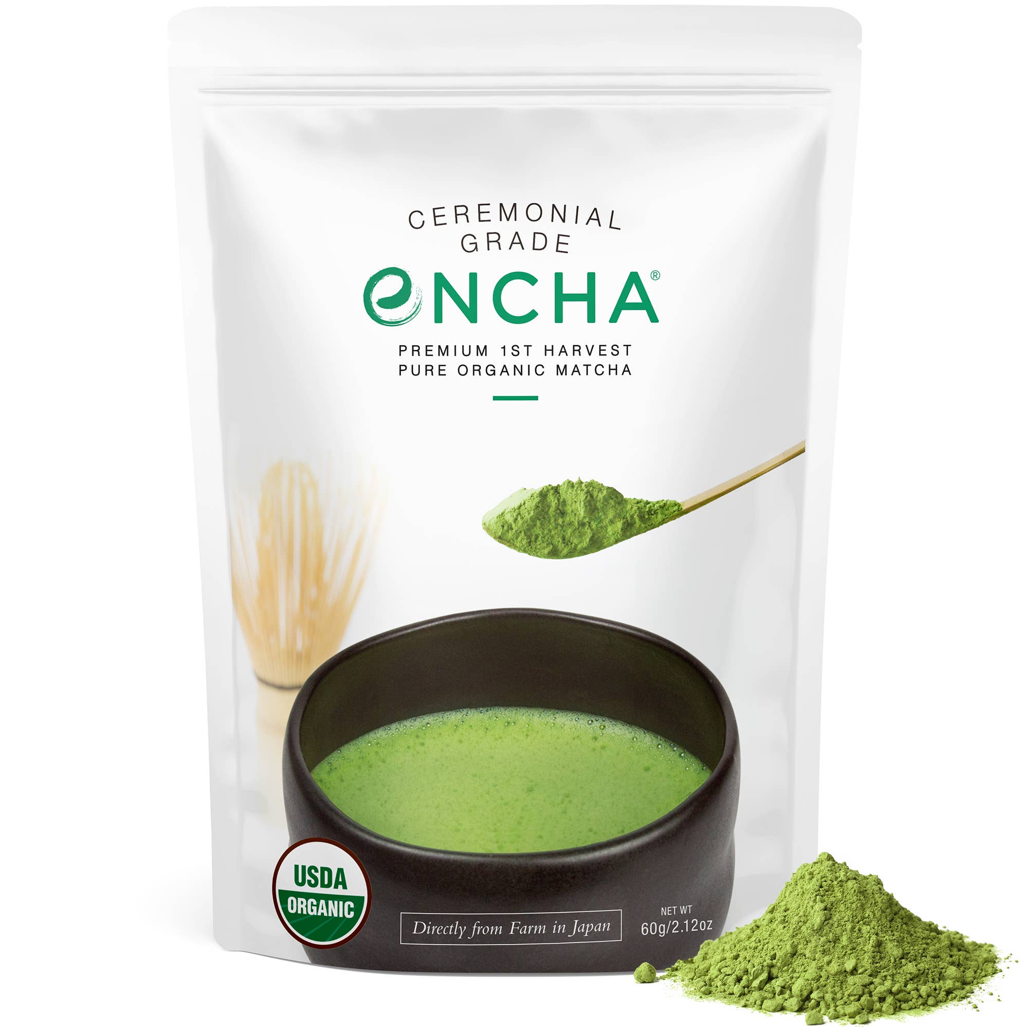 Encha - Wholesale Health/Detox Tea - Ceremonial Organic Matcha 60g0