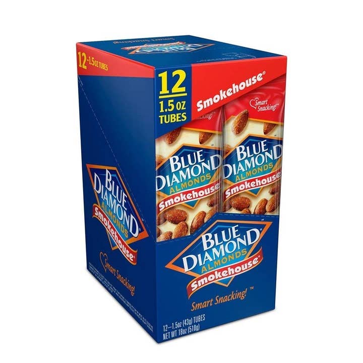 Snacky Candy - Wholesale Nuts - Blue Dimond Almonds Smokehouse 1.5 oz 12 count3