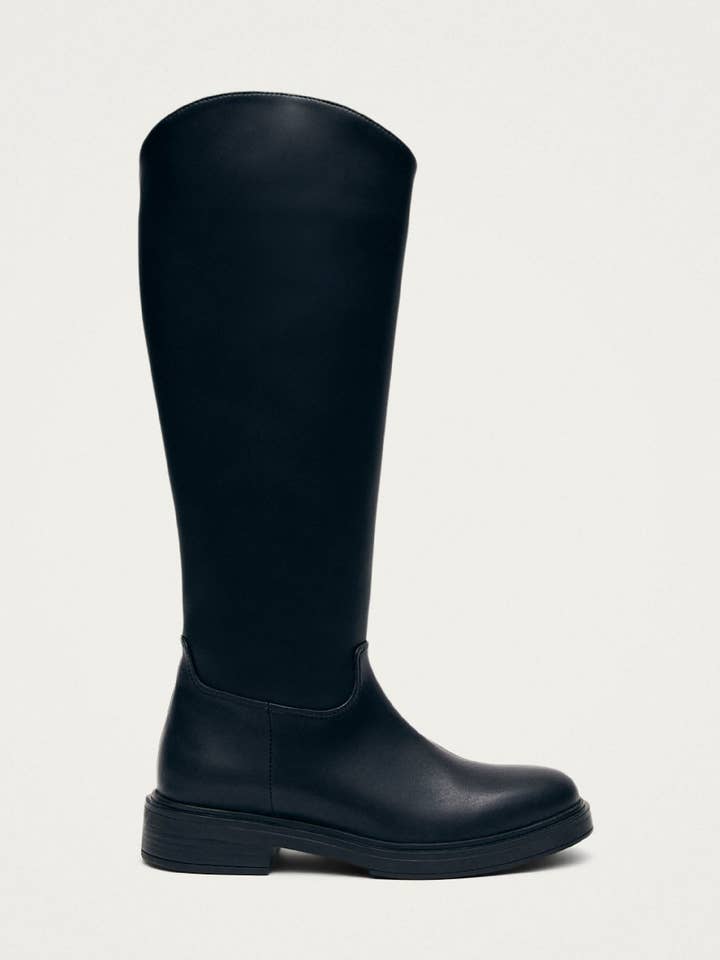 Carson Black Veganska Läderstövlar för wholesale av ALOHAS