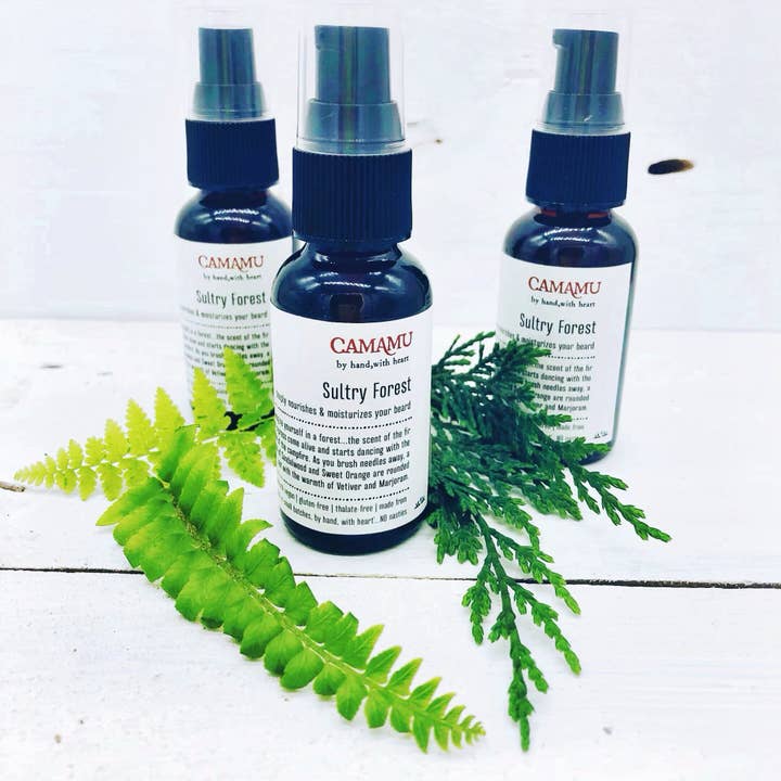 Aceite para barba Sultry Forest para venta al por mayor de Camamu Soap