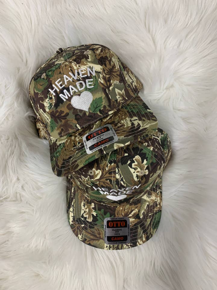 Heaven Made Embroidered Hat for wholesale by Cup It Designs