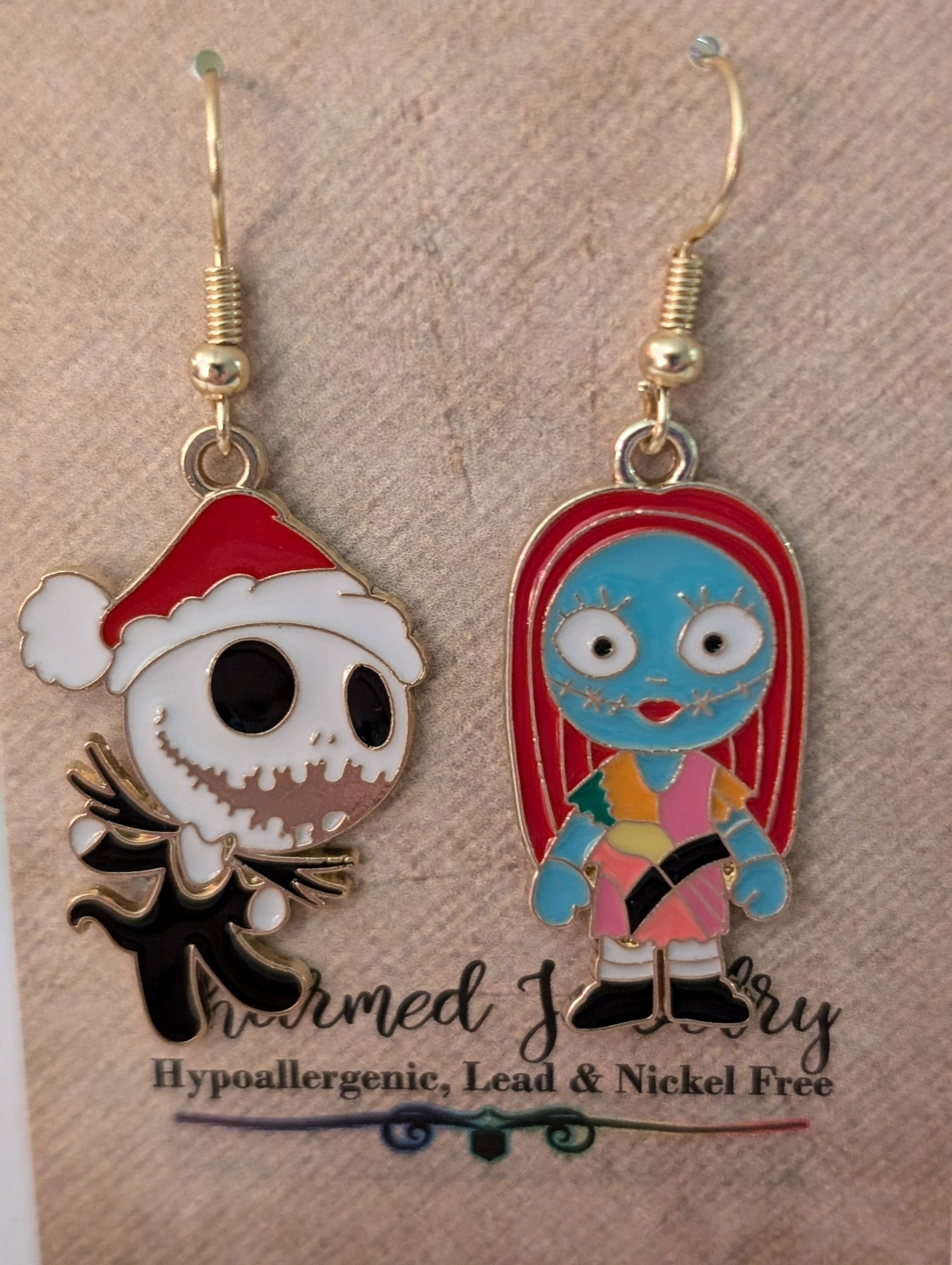 Con-Quest Crafts - Wholesale Charm/dangle bracelet - Nightmare Christmas Earrings, Necklaces & Zipper Pulls27