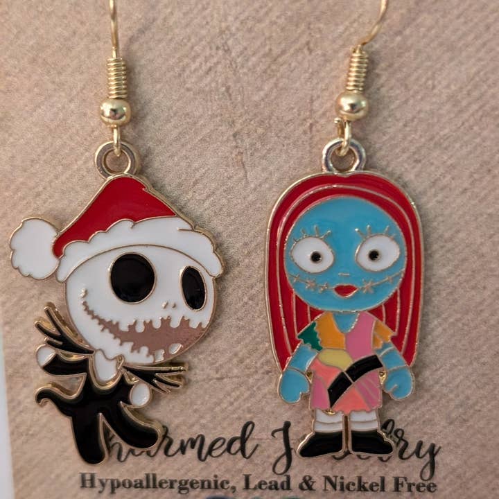 Con-Quest Crafts - Wholesale Charm/dangle bracelet - Nightmare Christmas Earrings, Necklaces & Zipper Pulls27