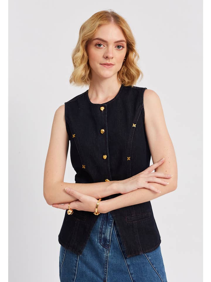 Be Sunset - Wholesale Outerwear Vest - Women's - Vasca Vest3