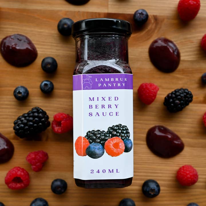Mixed Berry Sauce for wholesale by Lambruk Pantry