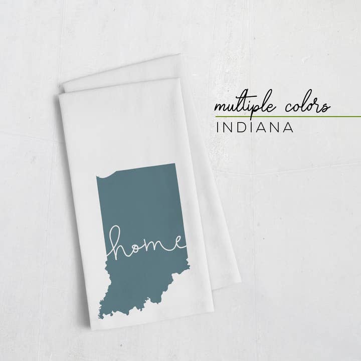 Torchon « maison » Indiana | Plusieurs couleurs pour la vente par Paperfinch Design