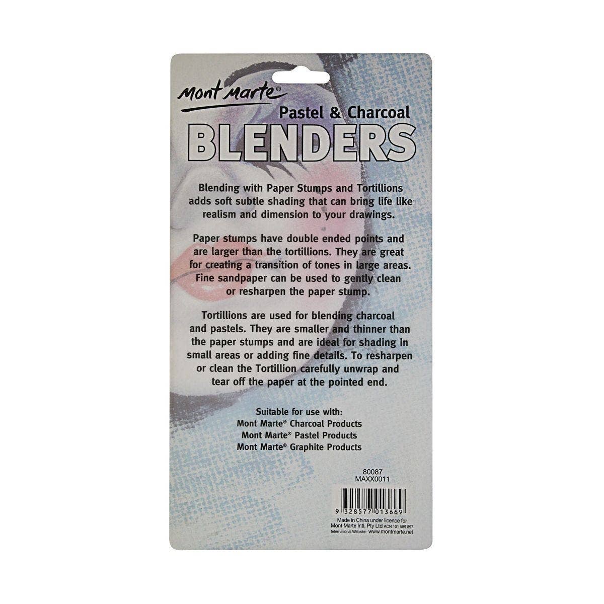Mont Marte Usa, Inc. - Wholesale Pencil - Pastel & Charcoal Blenders 7pce1