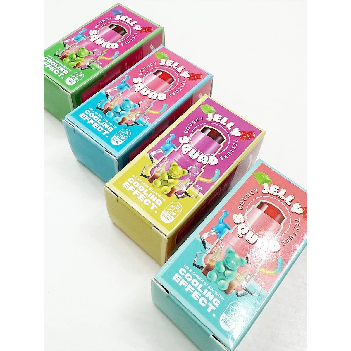 MIX COLOR Jelly Squad Cooling Lip and Cheek Stain for wholesale on Faire4