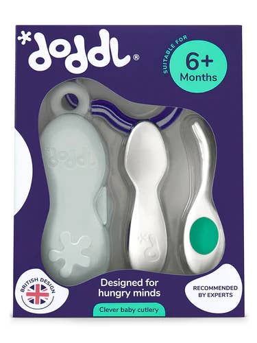 doddl baby spoon and fork set with travel case for wholesale by Doddl
