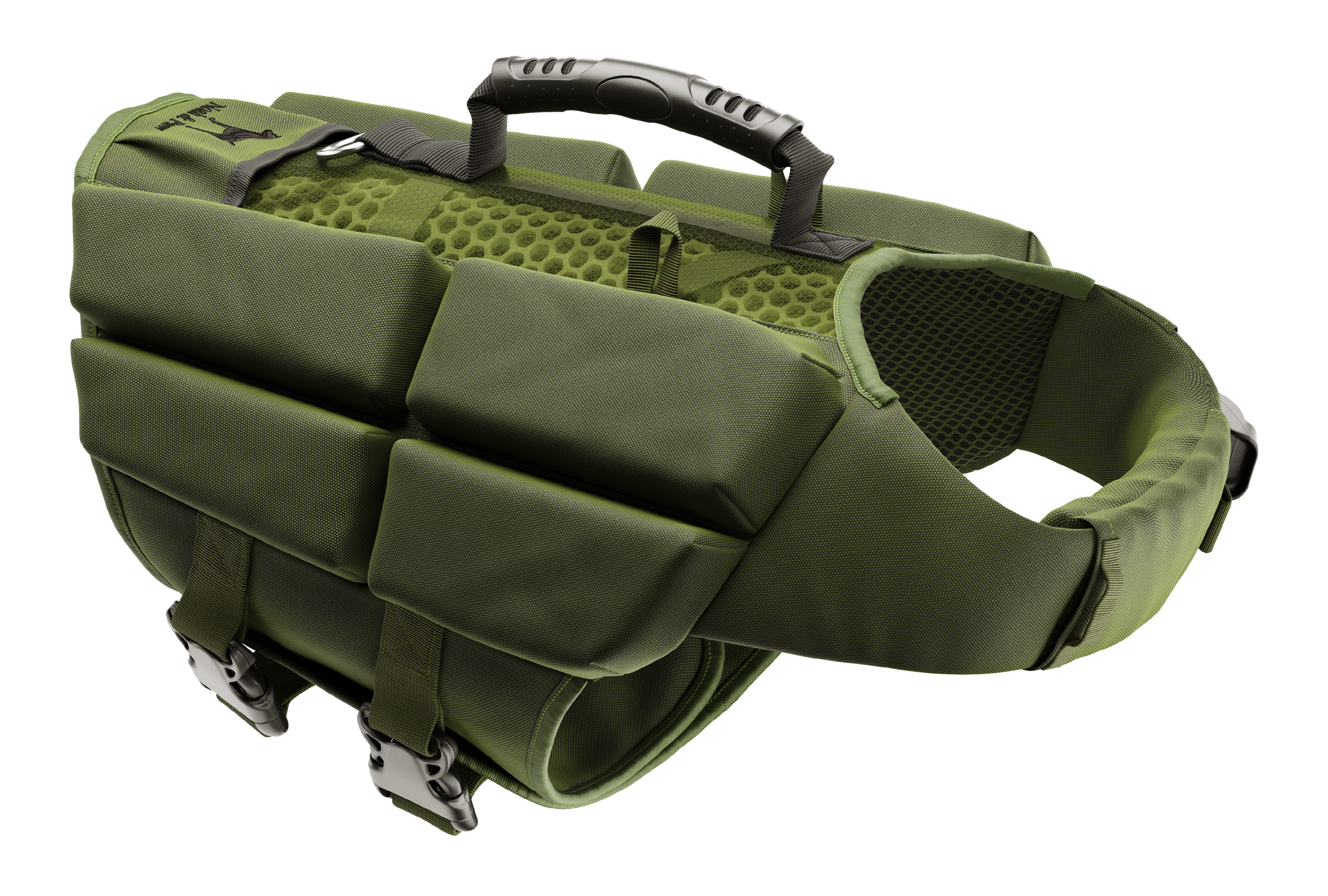 NOAH AND PAW LLC - Wholesale Pet Jacket - Dog - Human Standards Dog Lifejacket Design with 4x Foam Support for Max Floating - Green6