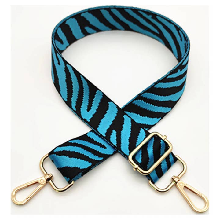 Superbia – wholesale Bag strap – women's – Zebra Print Interchagable Adjustable Bag Canvas Strap2
