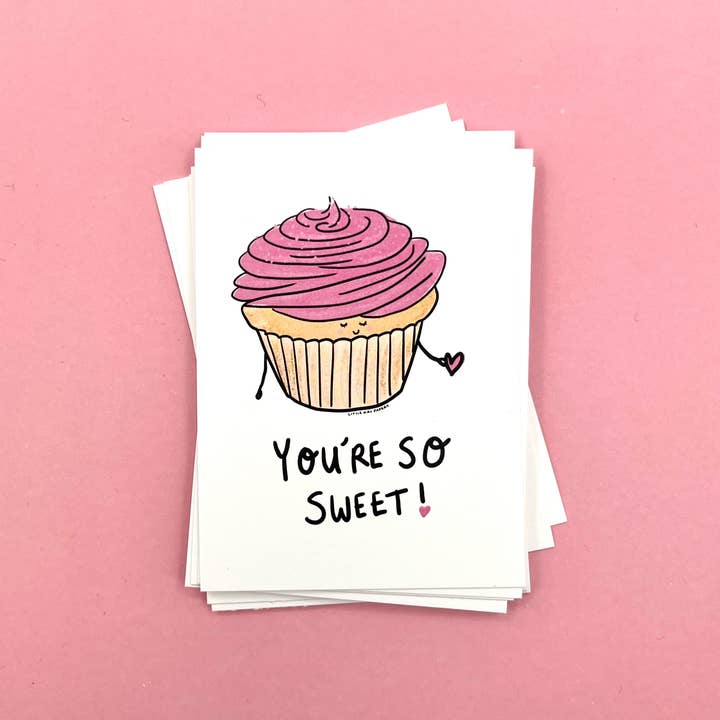 Little May Papery - Wholesale Valentine's Day Card - Mini Valentine Flat Cards9