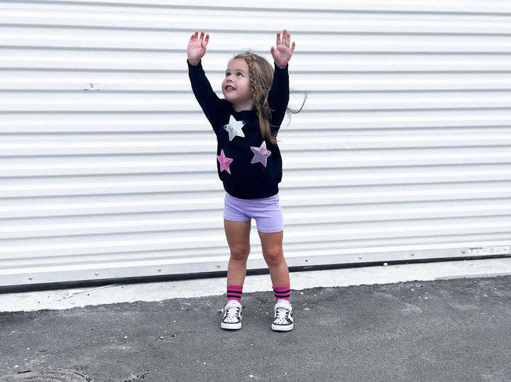 Black Star Crewneck Sweatshirt for wholesale on Faire