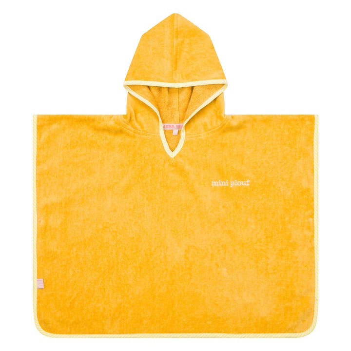 Poncho MINI PLOUF bordado em açafrão - Essauira 1 a 3 anos por atacado de JERA MINI