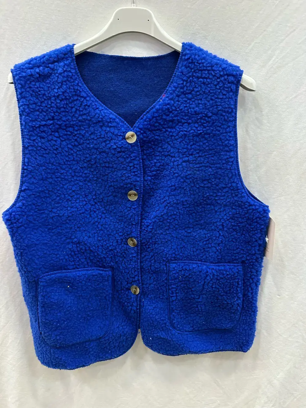 Mimi & Gogo - Vente Veste sans manches – femme - Gilet moumoute sans manches @6108_GiMoumoute8