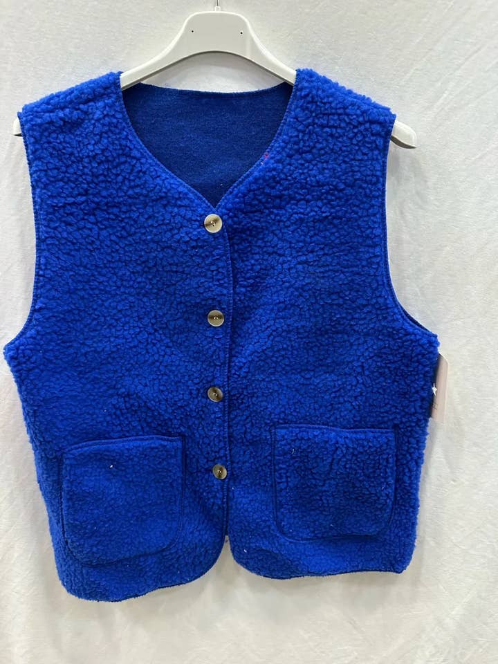 Mimi & Gogo - Vente Veste sans manches – femme - Gilet moumoute sans manches @6108_GiMoumoute8