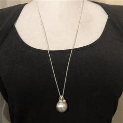 Luxe Design Jewellery - Wholesale Individual Charm/Pendant - Circle Urn Pendant for Cremation Ashes Sterling Silver8