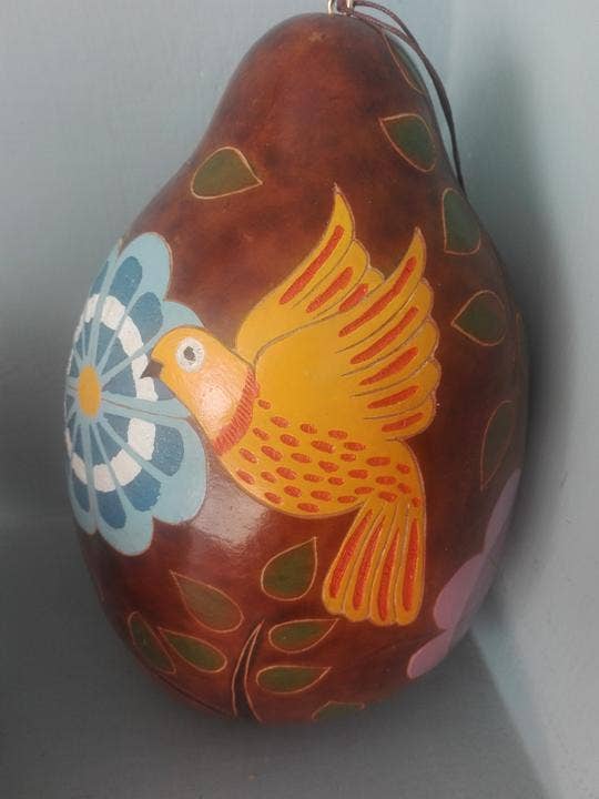 Blossom Inspirations - Wholesale Bird House - Floral Birdhouse Gourd1