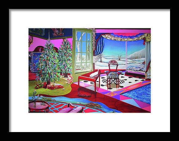 Sharon Tatem Fashion LLC - Wholesale Painting/Drawing - Christmas Painting - Framed Print4