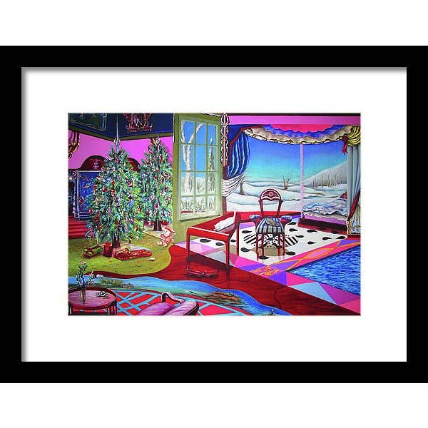 Sharon Tatem Fashion LLC - Wholesale Painting/Drawing - Christmas Painting - Framed Print4