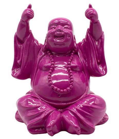 Original Source - Wholesale Decorative Figurine - Thumbs Up Buddha - Pink