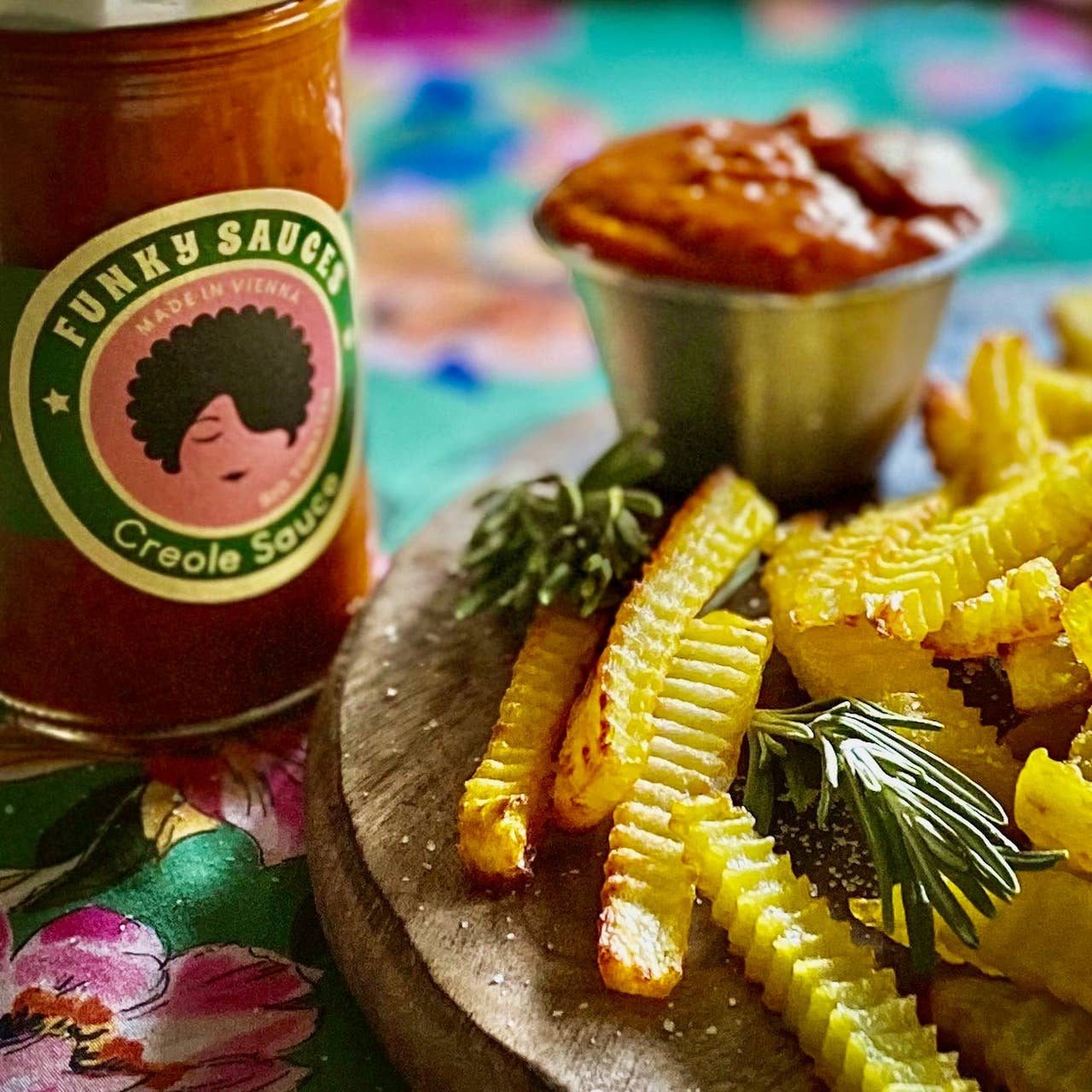 Funky Sauces - Wholesale Dip - Creole Sauce with Organic Tomatoes 195g1