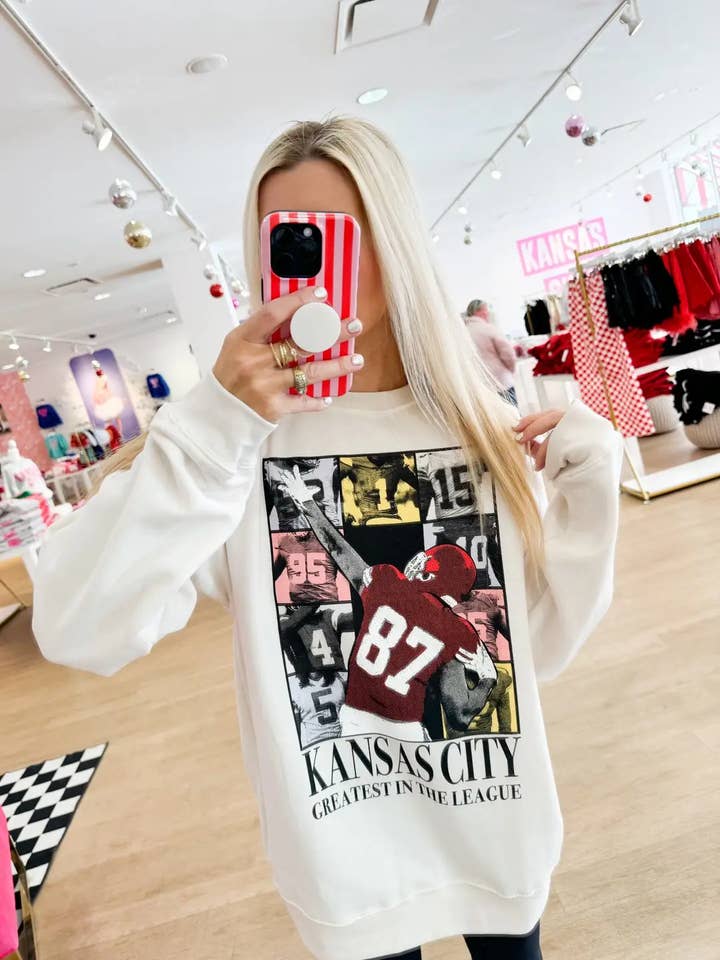 Pack de Sweatshirts 87 Greatest In The League pour la vente par Pink Dinosaur