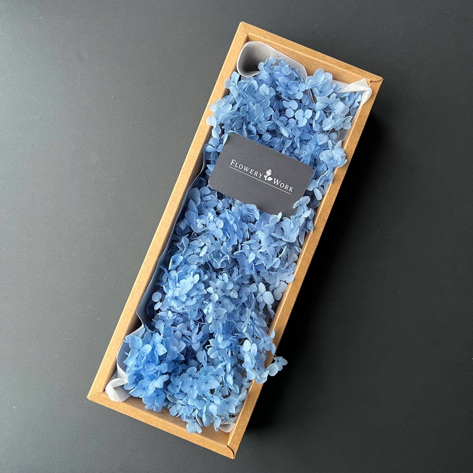 Flowery Work - Wholesale Dried/Pressed Flowers - 30 Colours Preserved & Dried Boxed Hydrangea Flower 30g22