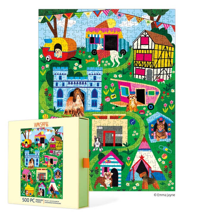 Doggie Dreamhouse 500 Piece Puzzle for wholesale by WerkShoppe