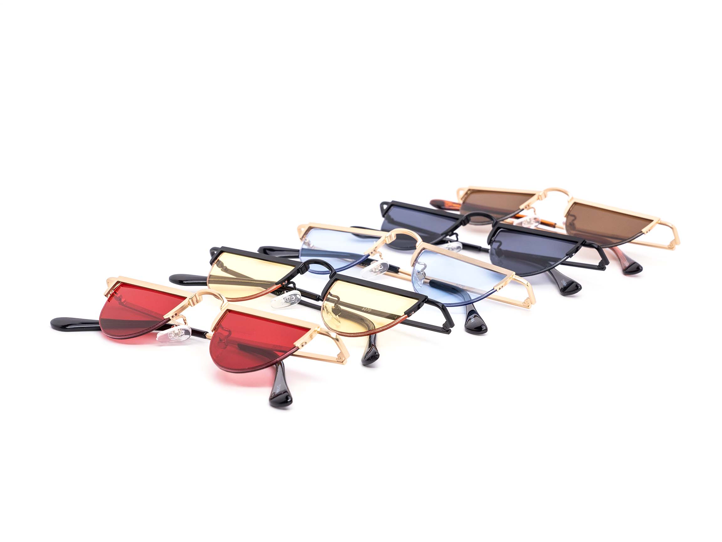 Still Friday - Wholesale Sunglasses - Women's - Unique Petite Half Circle Skinny Fashion Sunglasses1