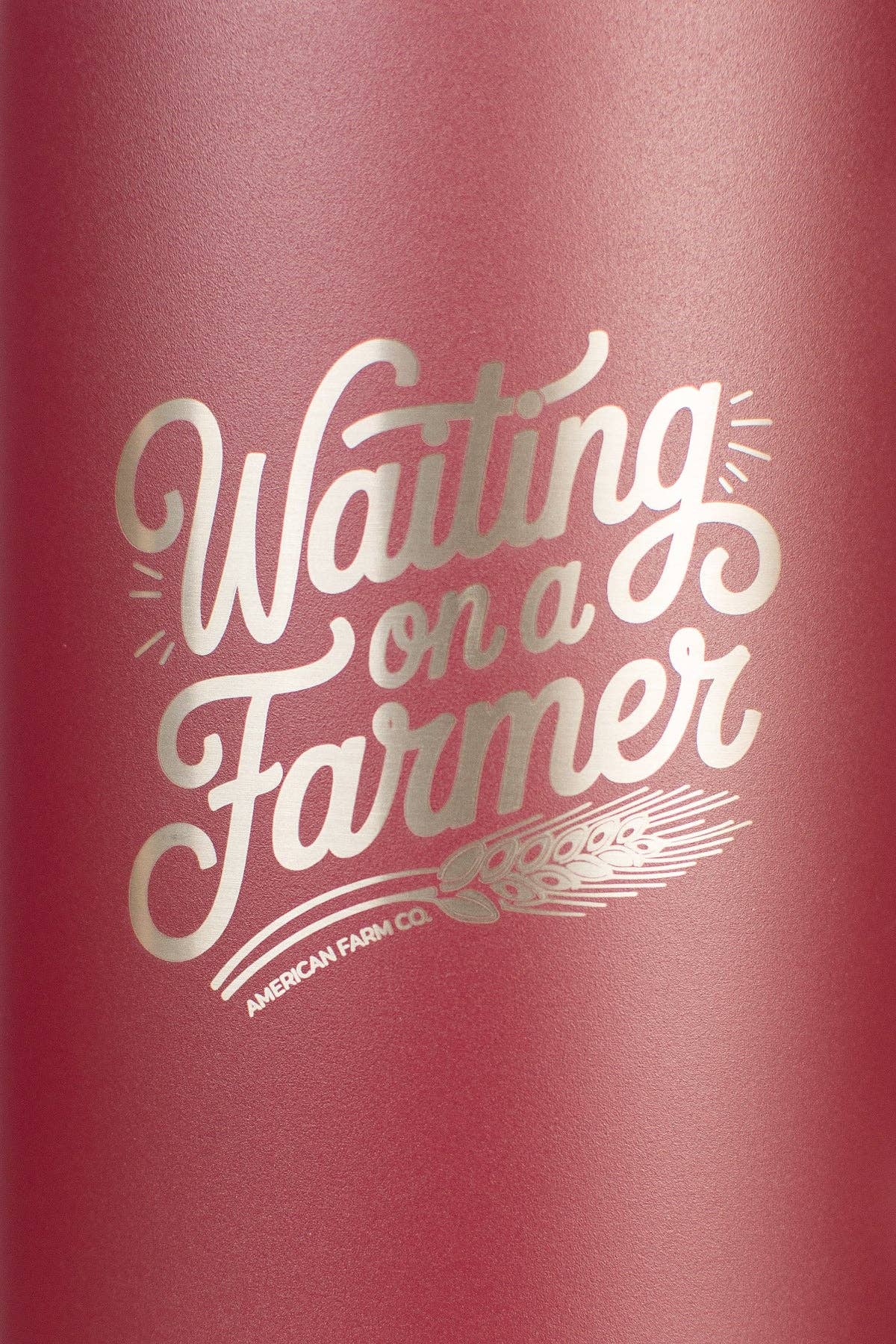American Farm Company - Wholesale Insulated Mug/Tumbler - 'Waiting on a Farmer' 40oz Water Tank Tumbler4