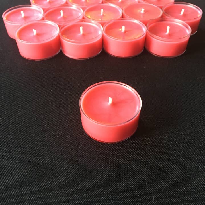 Celestial Wish Natural Soy Wax Tea Light Candles for wholesale by Black Rune Creations