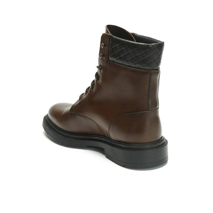 Frank Daniel - Wholesale Combat/Military Boots - Men's - Men's brown lace-up boot. Made in Italy. FD3142