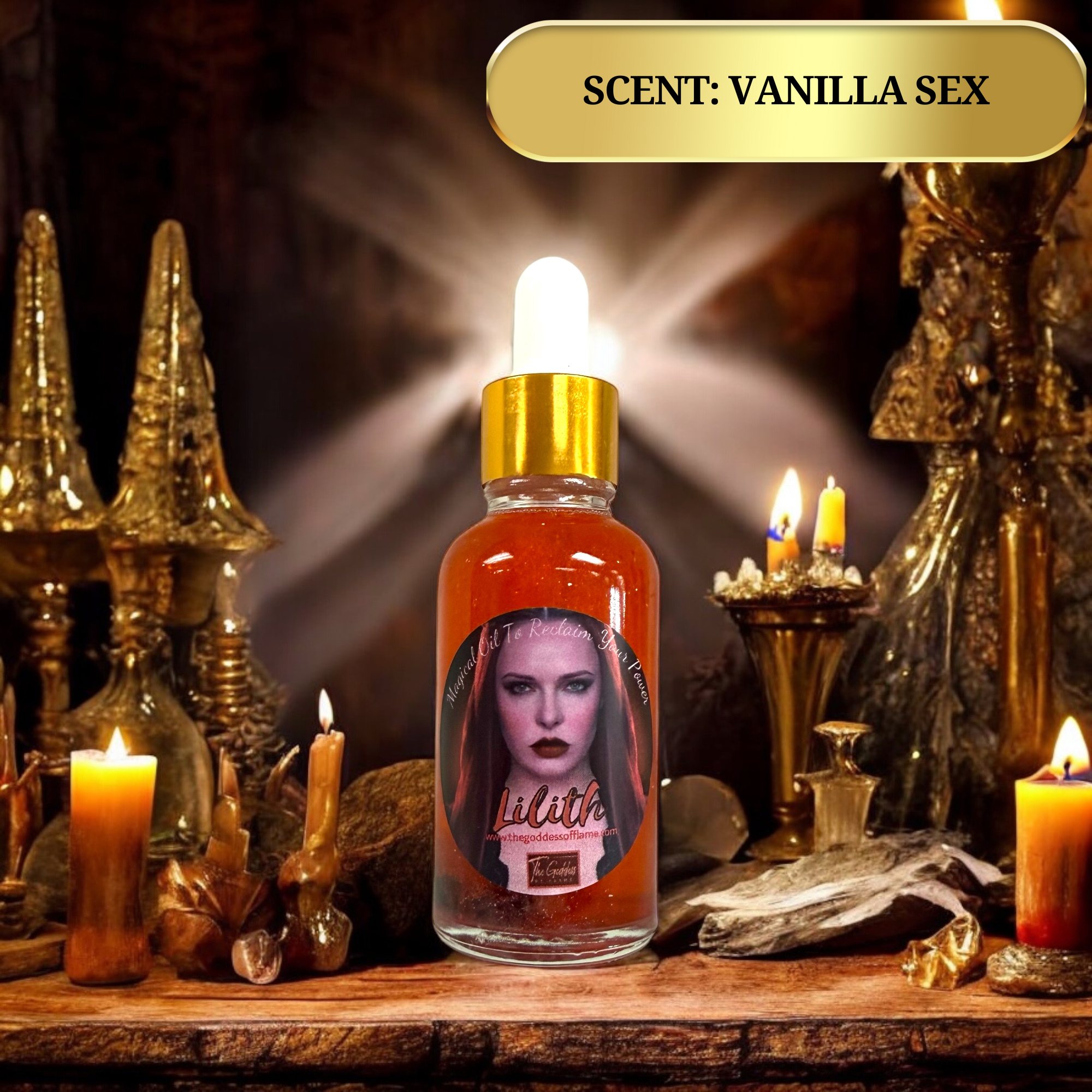 The Goddess of Flame - Venta al por mayor Aceite esencial - Gotero de aceite para unción Lilith1