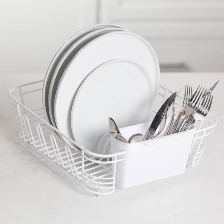 Better Houseware Corp. - Wholesale Dish Drying Mat/Rack - 2-Piece Dish Drainer5
