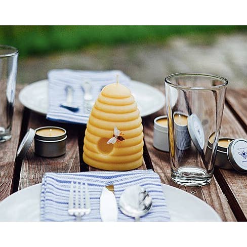 The Beeswax Co. - Wholesale Novelty Candle - Beehive Beeswax Candle3