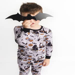 Halloween Pyjamas Pumpkin Long Sleeve Pyjama Set – miwholesaleblanks