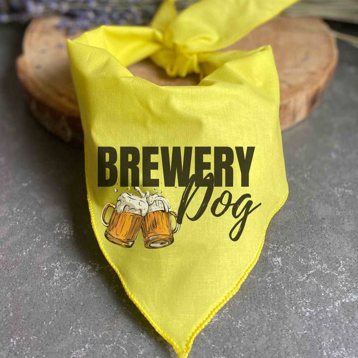 Brewery Dog Pet Bandana for wholesale by Craft Beer Pet Gear