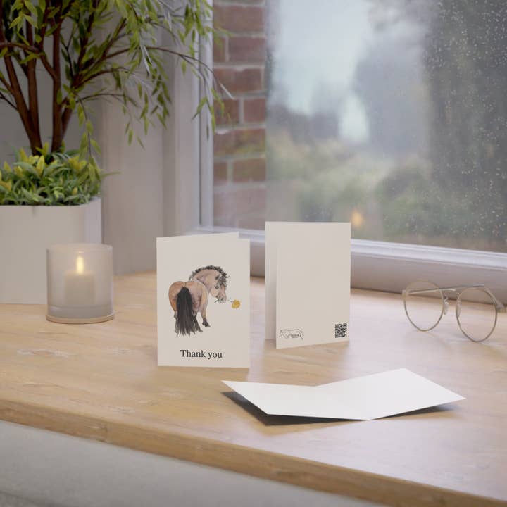 Sona Equestrian - Wholesale Christmas Card - Adorable Ponies Single Greeting Card27