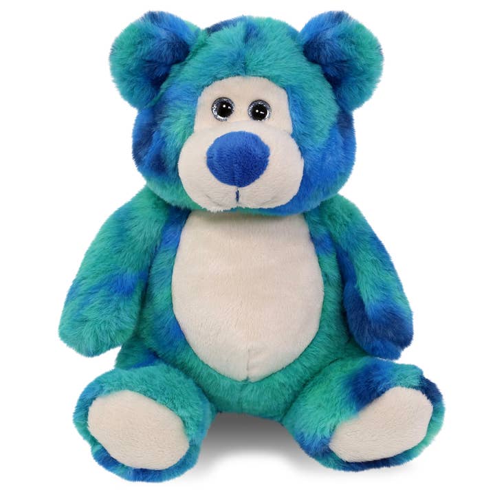 Superzachte Pluche - Blauw Tie-Dye Beer 9" voor wholesale door Cota Global