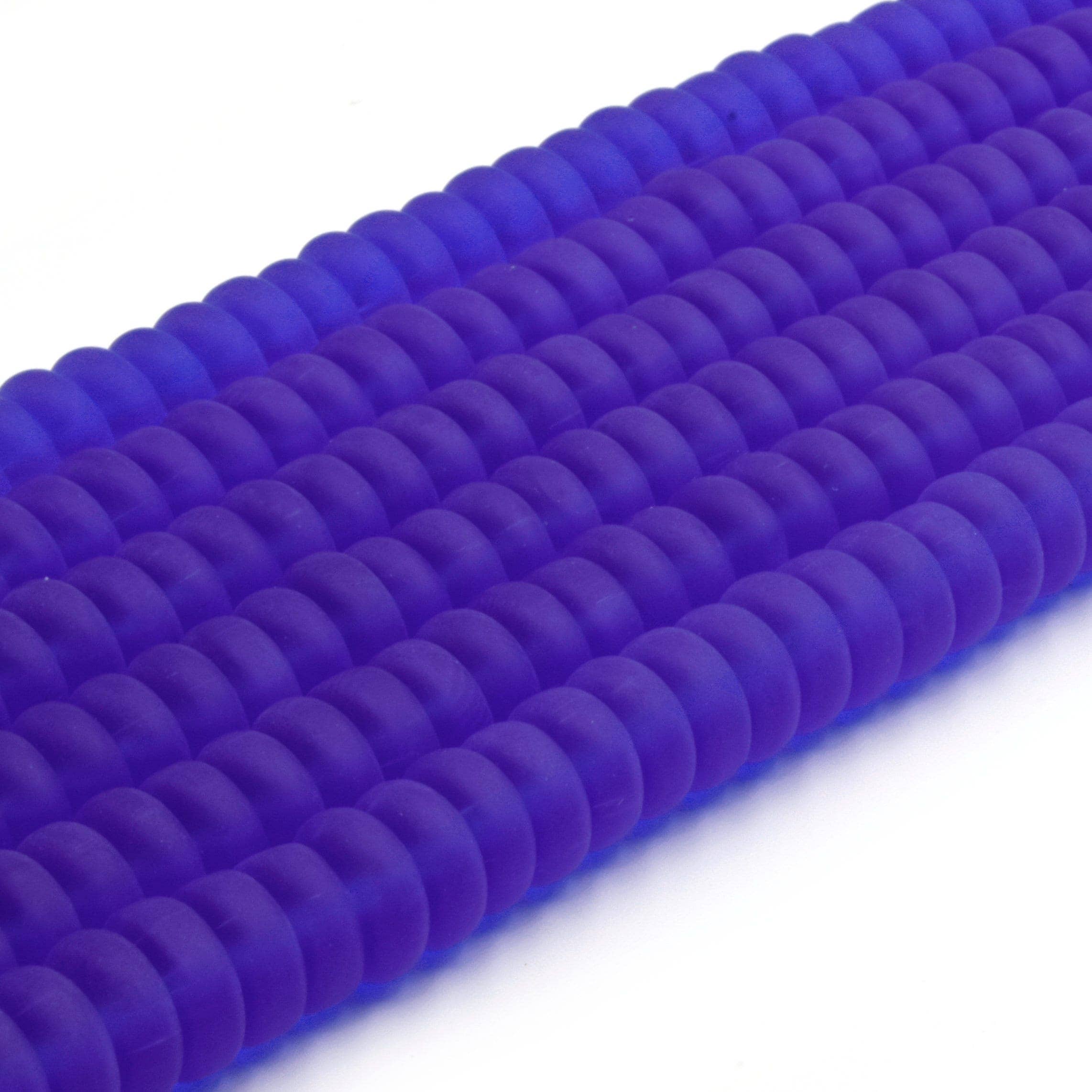 Only Beads - Wholesale Beads - Glass Beads | Recycled Glass Rondelle Shaped Beads | Sea Glass Disc Beads5