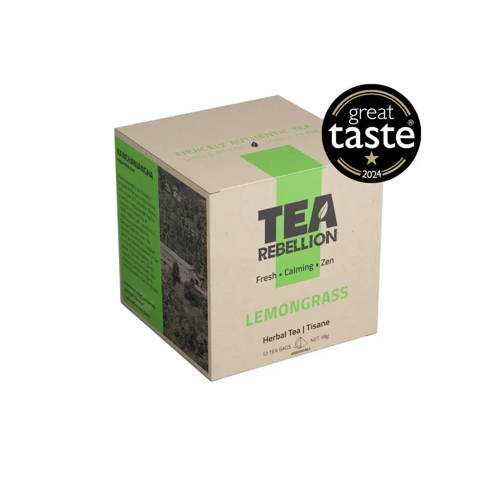 Tea Rebellion - Venta al por mayor Bolsitas de té - Lemongrass - Té de hierbas | Nepal | Bolsas de pirámide biodegradables8