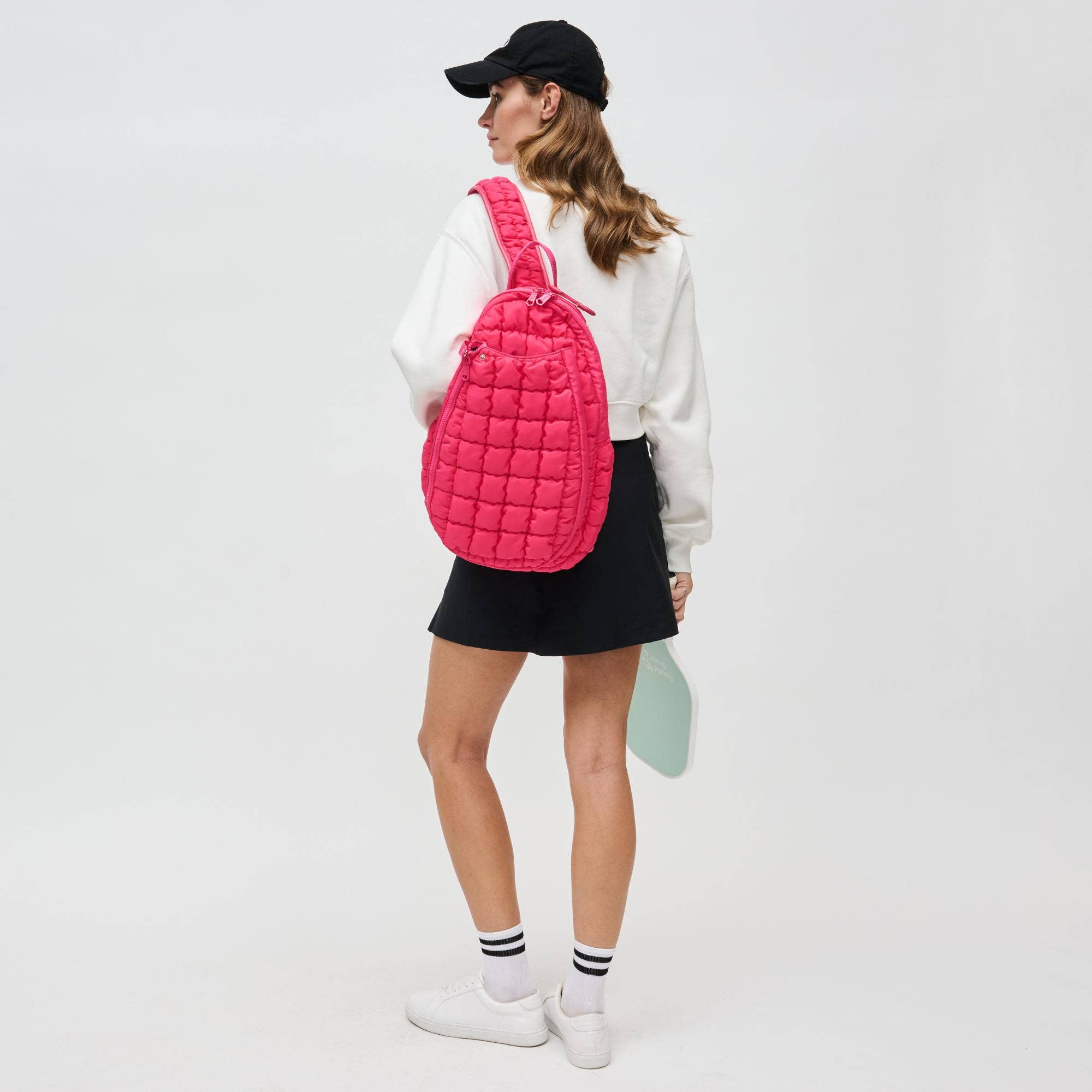 Sol and Selene - Wholesale Crossbody Bag - Women's - Match Point - Quilted Puffer Pickleball-Paddle Tennis Sling13