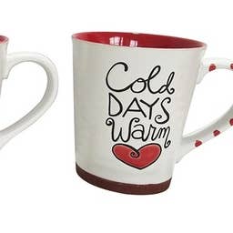 Blue Sky Clayworks – wholesale Coffee mug – COCOA HOLIDAY 17OZ MUG, 3 ASST CHRISTMAS0