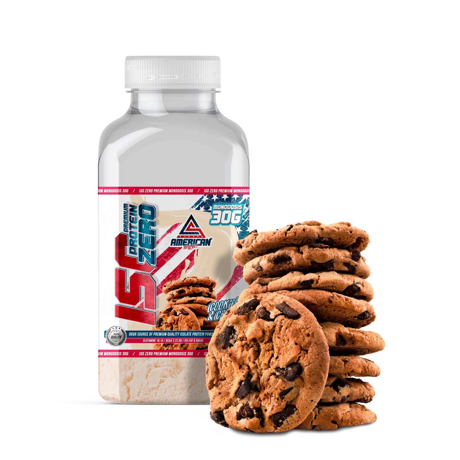 AMERICAN SUPLEMENT S.L. - Wholesale Protein/Superfood Powder - American Supplement | Single Dose Premium Iso Zero Protein 30g10