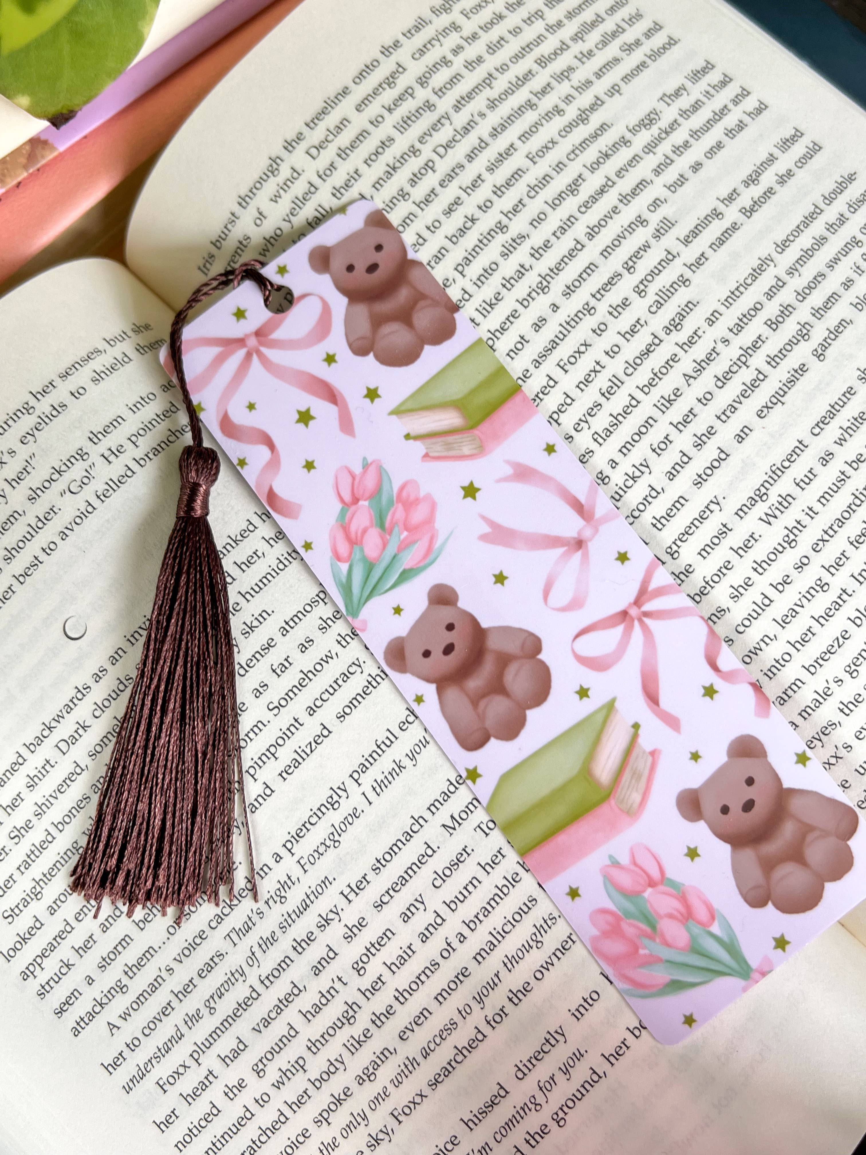 Chapter & Claw Studio - Wholesale Bookmark - Teddy Bear Soft Girl Bookmark2