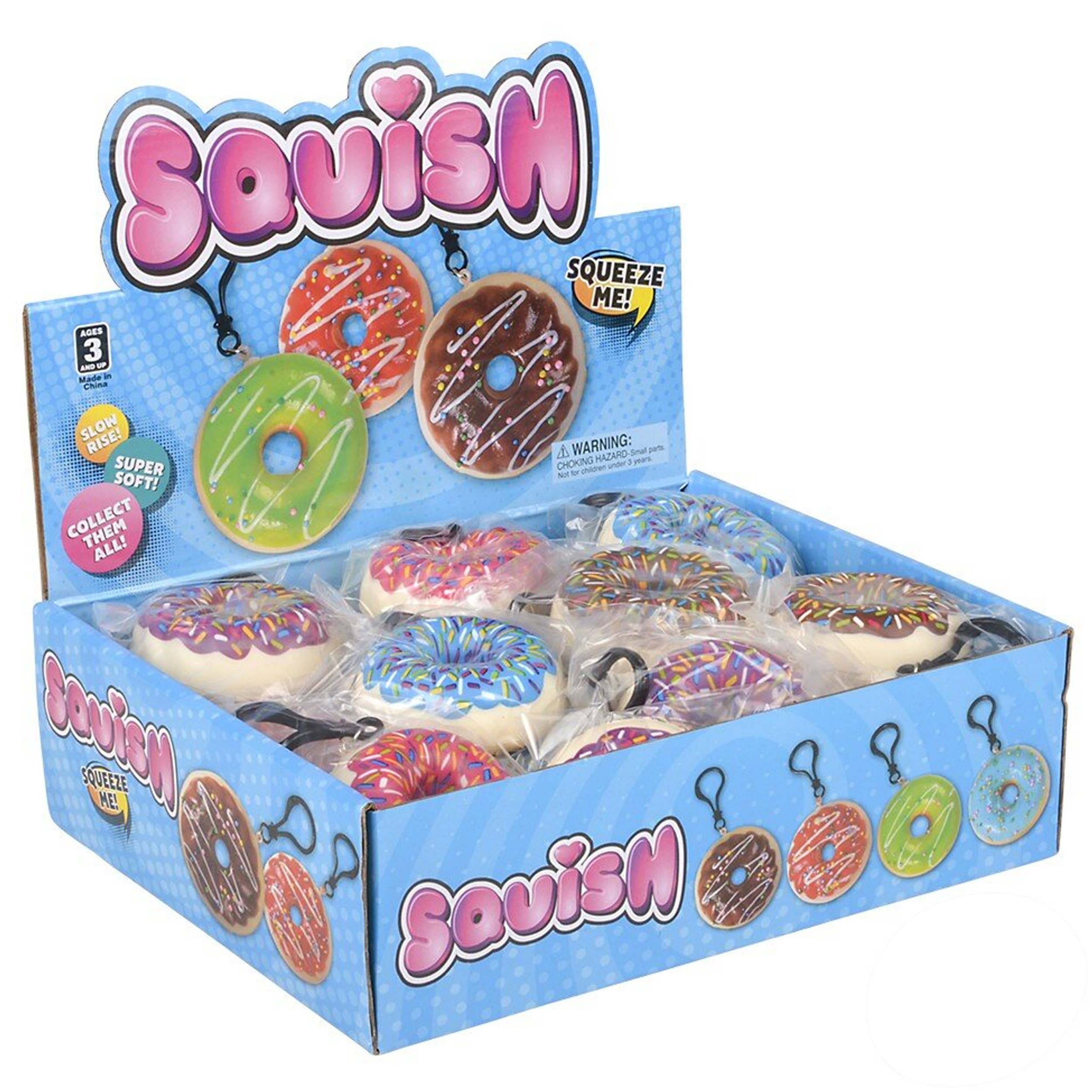 PR GROUPS LLC - Venta al por mayor Mochila - Niños - Clip para mochila de donut Squish2