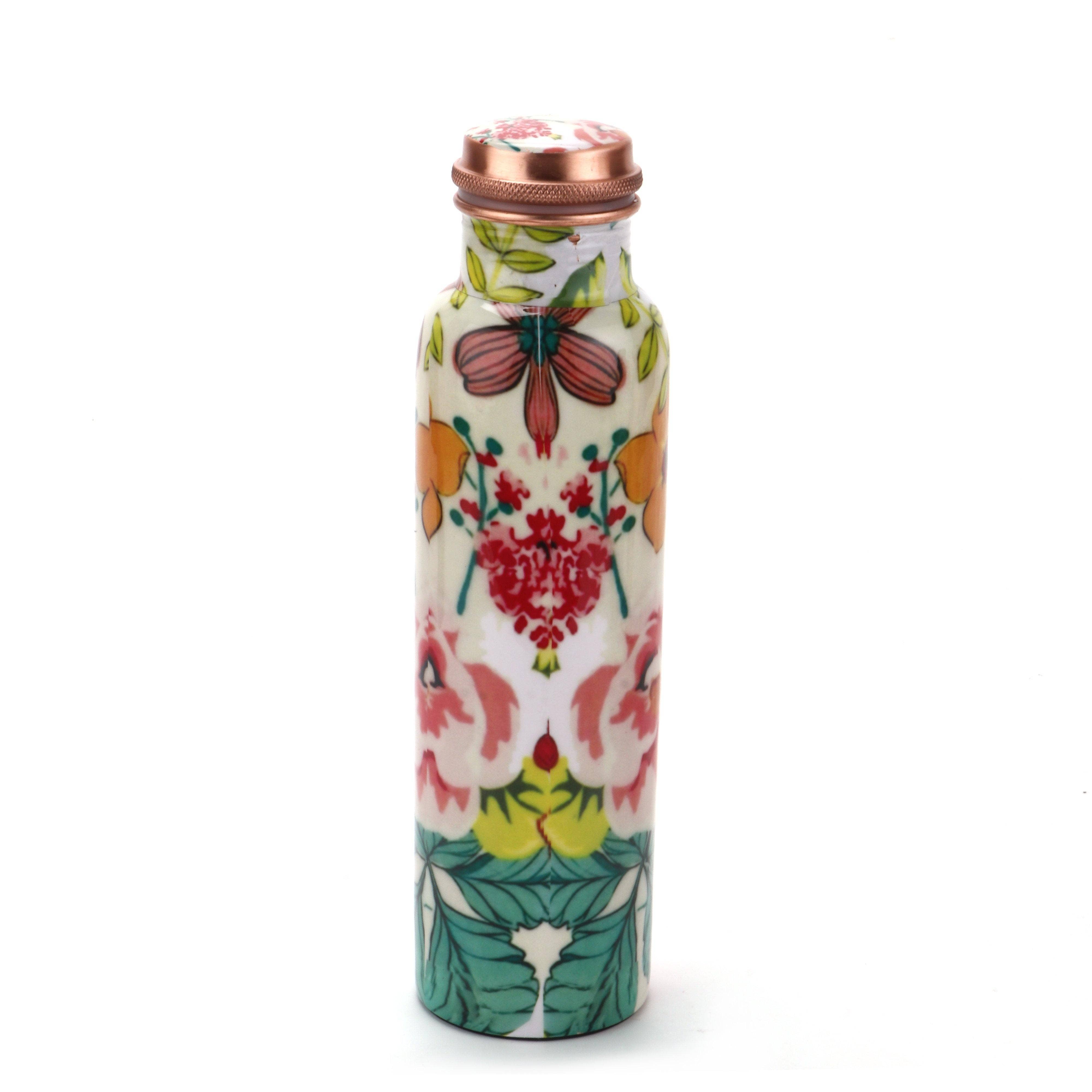 Perilla Home - Wholesale Water Bottle - Flower Copper Bottle (1L)6