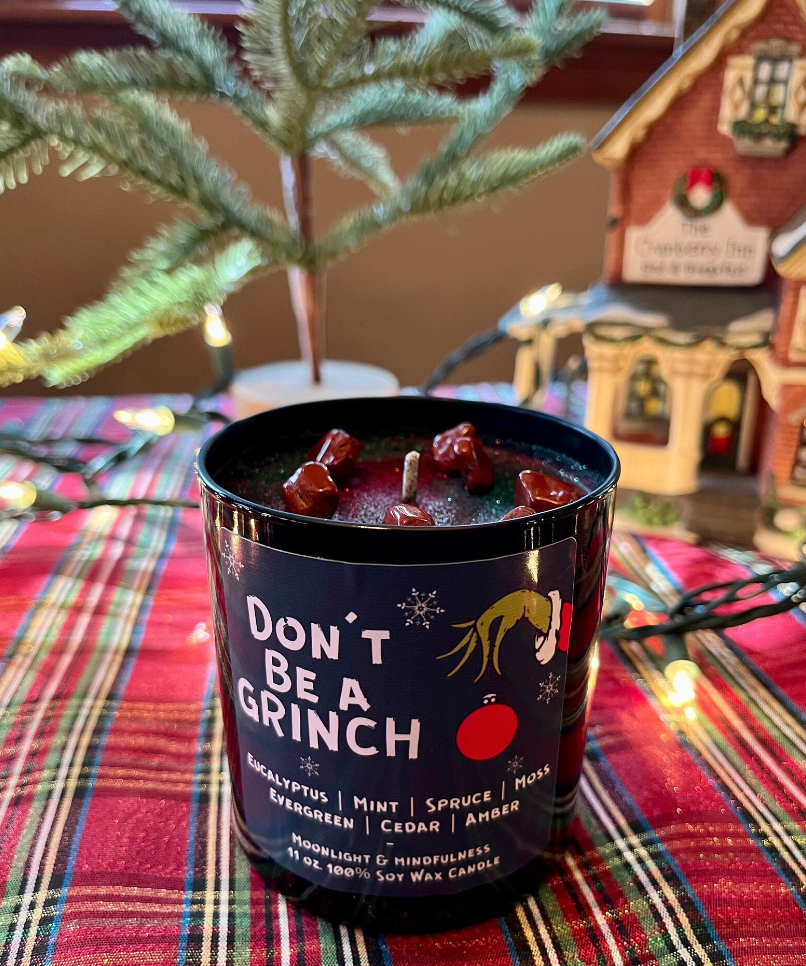 Moonlight & Mindfulness - Wholesale Jar/Filled Candle - Spooky Holiday Scents, Grinch, Nightmare Christmas, Krampus0